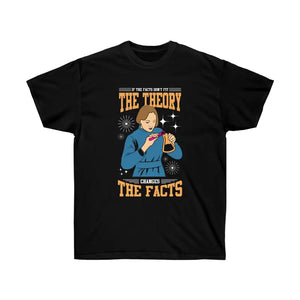 Ultra Cotton Tee - Science Theory Facts Unisex Comfort - Dipaliz - Black / s - T-shirts