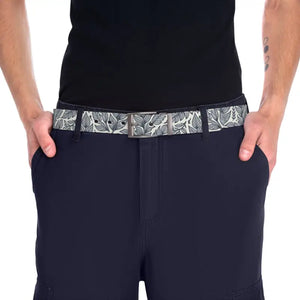 Leaves Pattern Belt with Versatile Buckle Options - Dipaliz - Belts