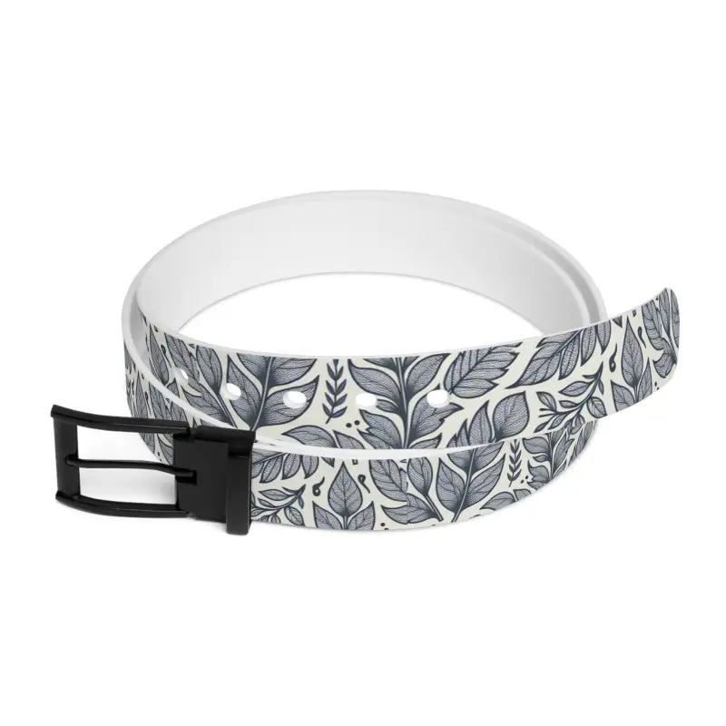 Elevate your Style with Versatile Leaves Pattern Belt - Accessories