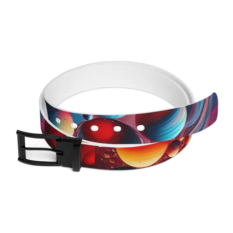 Elevate your Style with Vibrant Abstract Sphere Belt - Accessories