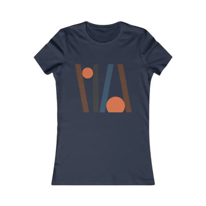 Abstract Lines Favorite Tee ?? Chic Comfort for Women - T-shirt