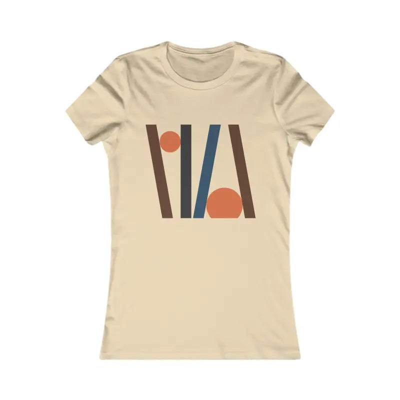 Abstract Lines Favorite Tee ?? Chic Comfort for Women - T-shirt