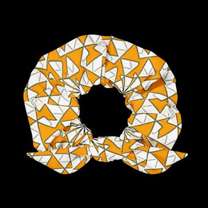 Yellow Abstract Art Ponytail Holders - Bold Statement Hair - Dipaliz