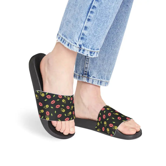 Slide Into 2024 Summer Vibes with Women’s Pu Sandals - Black / us 6 Shoes