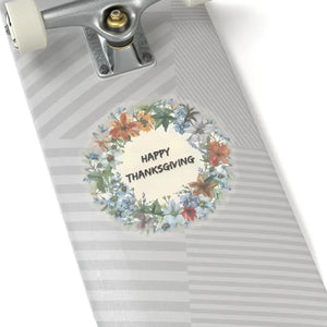 Kiss Cut Stickers - Happy Thanksgiving Festive Decals - Dipaliz - Electronics &