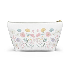 Flowers Accessory Pouch - t Bottom Travel Organizer - Dipaliz - Cosmetic & Toiletry Bags