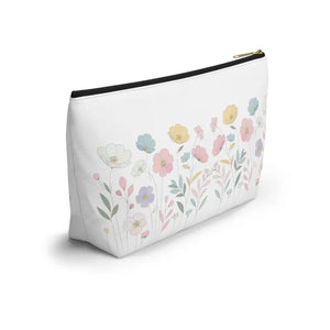 Flowers Accessory Pouch - t Bottom Travel Organizer - Dipaliz - Cosmetic & Toiletry Bags