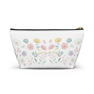 Flowers Accessory Pouch - t Bottom Travel Organizer - Dipaliz - Cosmetic & Toiletry Bags