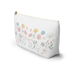 Flowers Accessory Pouch - t Bottom Travel Organizer - Dipaliz - Cosmetic & Toiletry Bags