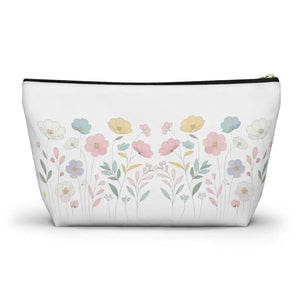 Flowers Accessory Pouch - t Bottom Travel Organizer - Dipaliz - Cosmetic & Toiletry Bags