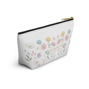 Flowers Accessory Pouch - t Bottom Travel Organizer - Dipaliz - Cosmetic & Toiletry Bags
