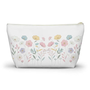 Flowers Accessory Pouch - t Bottom Travel Organizer - Dipaliz - Cosmetic & Toiletry Bags