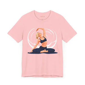 Yoga Unisex Jersey Short Sleeve Tee Ultra Soft Flow Style - Dipaliz - T-shirts