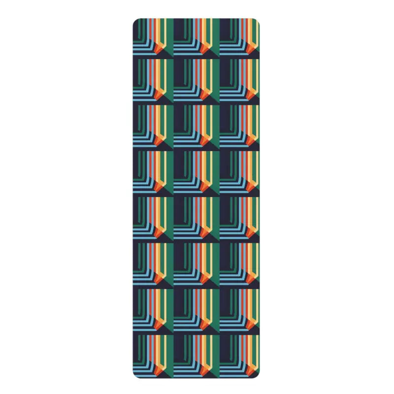 Elevate your Practice with Vibrant Anti-slip Rubber Yoga Mat - 26” x 70” Home Decor