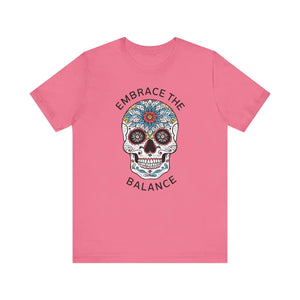 Edgy Skull Unisex Jersey - Embrace the Balance - Dipaliz - T-shirts