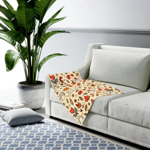 Fall Leaves Baby Swaddle Blanket - Cozy Autumn Comfort - Dipaliz - 30’’ × 40’’ / White - Swaddling Blankets