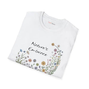 Unisex Softstyle Wildflower Tee where Style Meets Comfort - Dipaliz - T-shirts