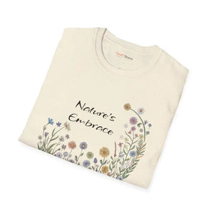 Unisex Softstyle Wildflower Tee where Style Meets Comfort - Dipaliz - T-shirts