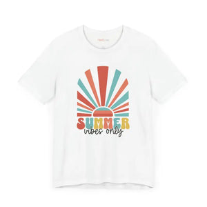 Summer Vibes Only Cotton Tee - Short Sleeve Unisex - Dipaliz - T-shirts