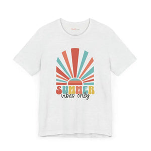 Summer Vibes Only Cotton Tee - Short Sleeve Unisex - Dipaliz - T-shirts