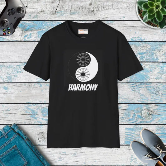 Embrace Yin Yang Vibes with our Unisex Tee - Xs / Black T-shirt