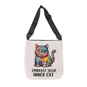Cat Lover Tote - Vibrant Feline Graphics - Dipaliz - Shopping Totes