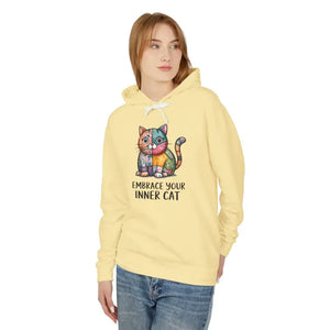 Cat Snuggle Hoodie - Oeko-tex Certified Low-impact Dyes - Dipaliz - Hoodies