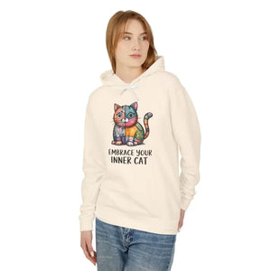 Cat Snuggle Hoodie - Oeko-tex Certified Low-impact Dyes - Dipaliz - Hoodies