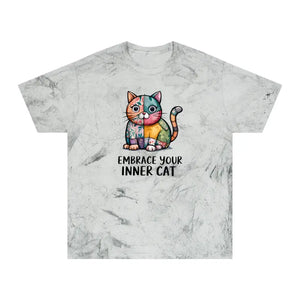 Unisex Color Blast T-shirt for Cat Lovers - Dipaliz - Smoke / s - T-shirts