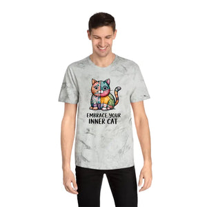 Unisex Color Blast T-shirt for Cat Lovers - Dipaliz - T-shirts