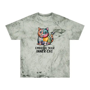 Unisex Color Blast T-shirt for Cat Lovers - Dipaliz - T-shirts