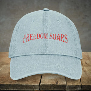 Embroidered Denim Hat - Dad Energy Everyday Wear - Dipaliz - Baseball Caps