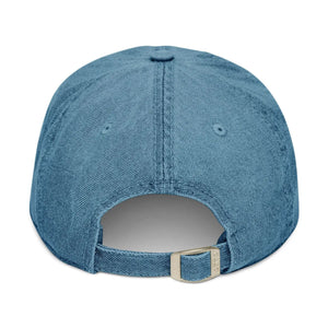 Embroidered Denim Hat - Dad Energy Everyday Wear - Dipaliz - Baseball Caps