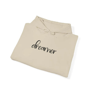 Unisex Heavy Hoodie Embroidered Dreamer Cotton Poly Blend - Dipaliz - Hoodies - s