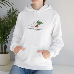 Embroidered Easter Hoodie Adventurous Bunny Cute Festive - Dipaliz - Gifts Online
