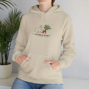 Embroidered Easter Hoodie Adventurous Bunny Cute Festive - Dipaliz - Gifts Online