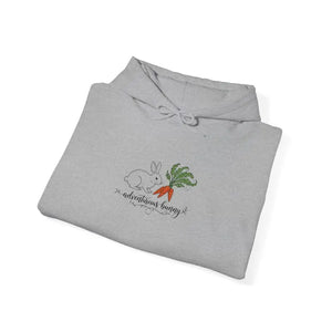 Embroidered Easter Hoodie Adventurous Bunny Cute Festive - Dipaliz - Gifts Online