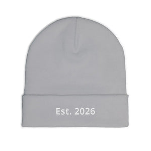 Personalized Knit Beanie Embroidered Est 2026 - Dipaliz - Beanies