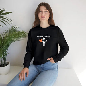 Sweatshirt - Valentine Skeleton - Embroidered be Mine - Dipaliz