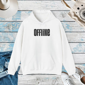 Minimalist Offline Hoodie Embroidered Digital Detox - Dipaliz - Hoodies - s