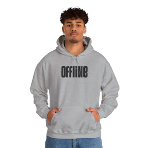 Minimalist Offline Hoodie Embroidered Digital Detox - Dipaliz - Hoodies - s