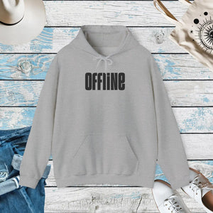 Minimalist Offline Hoodie Embroidered Digital Detox - Dipaliz - Hoodies - s
