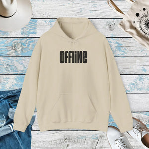 Minimalist Offline Hoodie Embroidered Digital Detox - Dipaliz - Hoodies - s