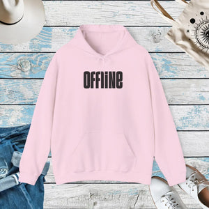 Minimalist Offline Hoodie Embroidered Digital Detox - Dipaliz - Hoodies - s