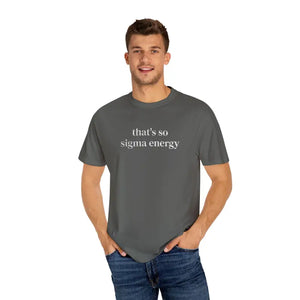 Sigma Energy T-shirt - Trendy Statement Tee - Dipaliz - T-shirts