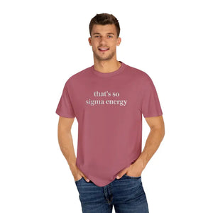 Sigma Energy T-shirt - Trendy Statement Tee - Dipaliz - T-shirts