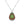 Vibrant Oval Necklace - Emerald and Orange Zinc Alloy - Dipaliz - Necklaces