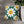 Yellow flower centres carrying different expressions, DipaliZ print