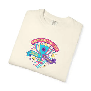 Retro Colorful Award Tee - Employee of the Month Trophy - Dipaliz - T-shirt