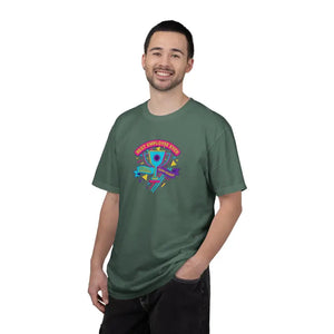 Retro Colorful Award Tee - Employee of the Month Trophy - Dipaliz - T-shirt